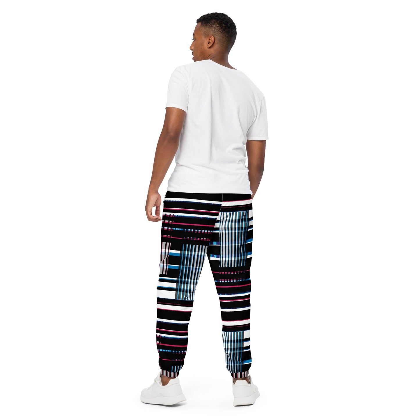 BelaMarkova Glitched unisex track pants